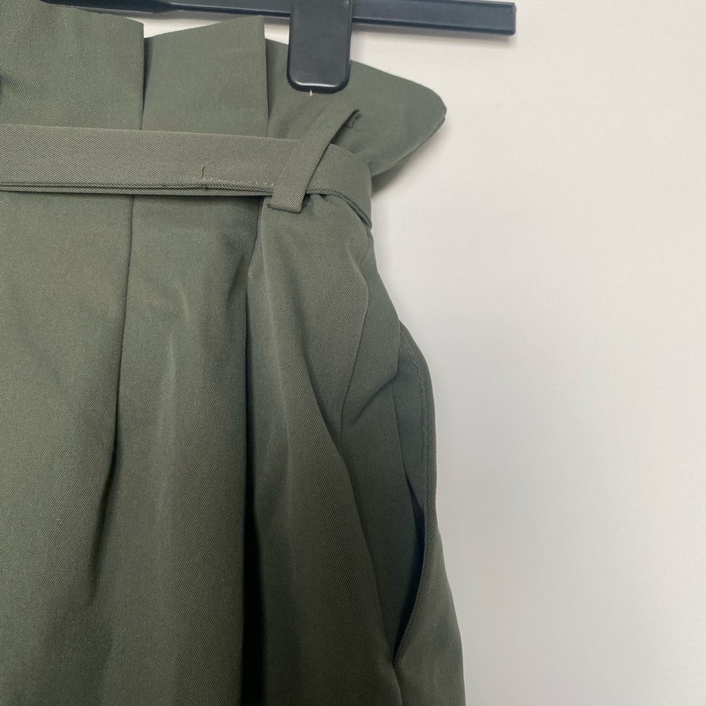 Dark Green High Waist Office Trousers - Size 6 - H&M - Picture 6 of 11